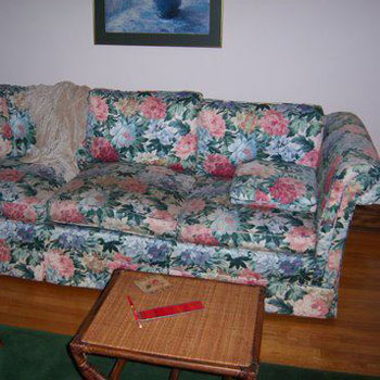 Residential Reupholstery Project—Before